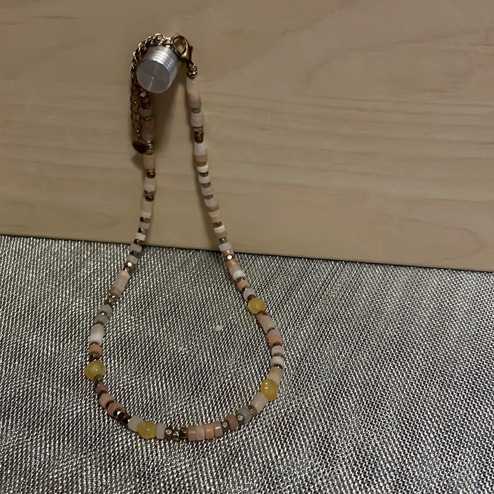 Sunstone and Citrine Choker
